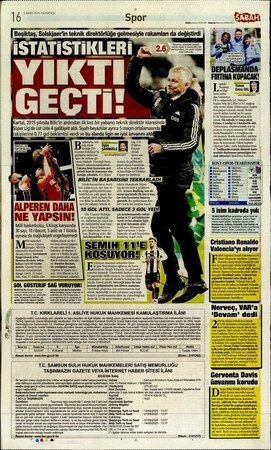 Spor haberleri: 3 Mart 2025 gazete manşetleri
