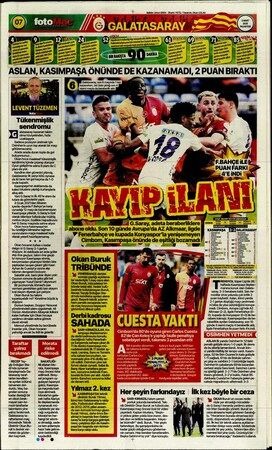 Spor haberleri: 3 Mart 2025 gazete manşetleri