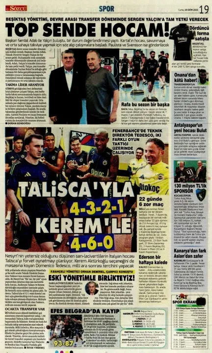 Spor haberleri: 10 Ekim 2025 gazetelerde futbol manşetleri