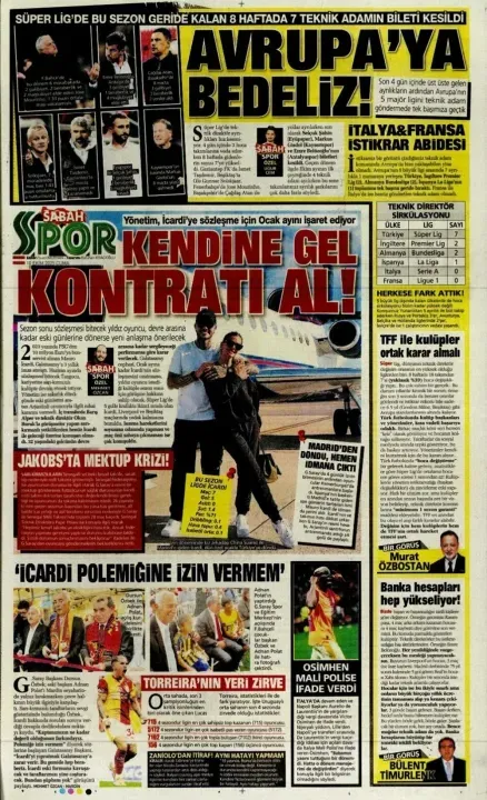 Spor haberleri: 10 Ekim 2025 gazetelerde futbol manşetleri