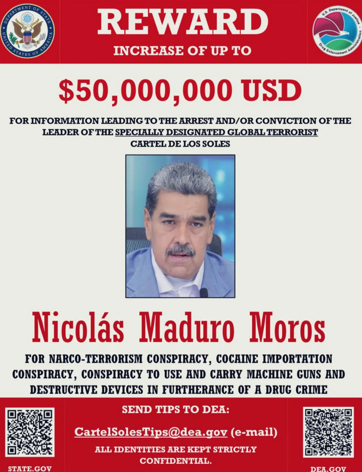 Abd, Venezuela'yı Terörizmle Vurdu; Maduro, Terör Örgütü Lideri Ilan Edildi!