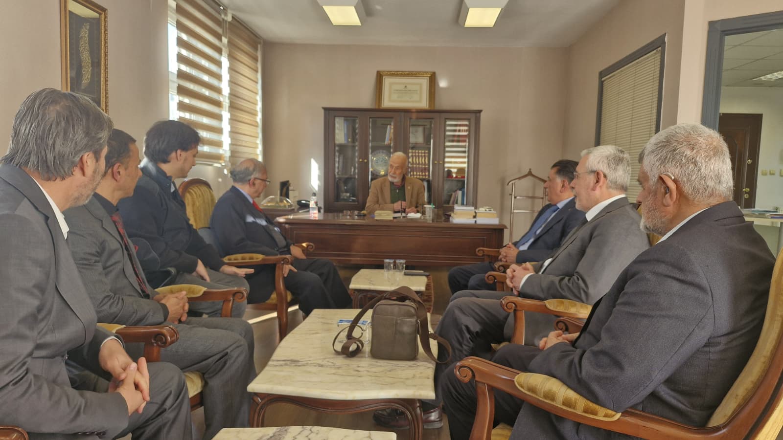 Dünya Keşmir Farkındalık Forumu Genel Sekreteri Fai, Esam’ı Ziyaret Etti!V