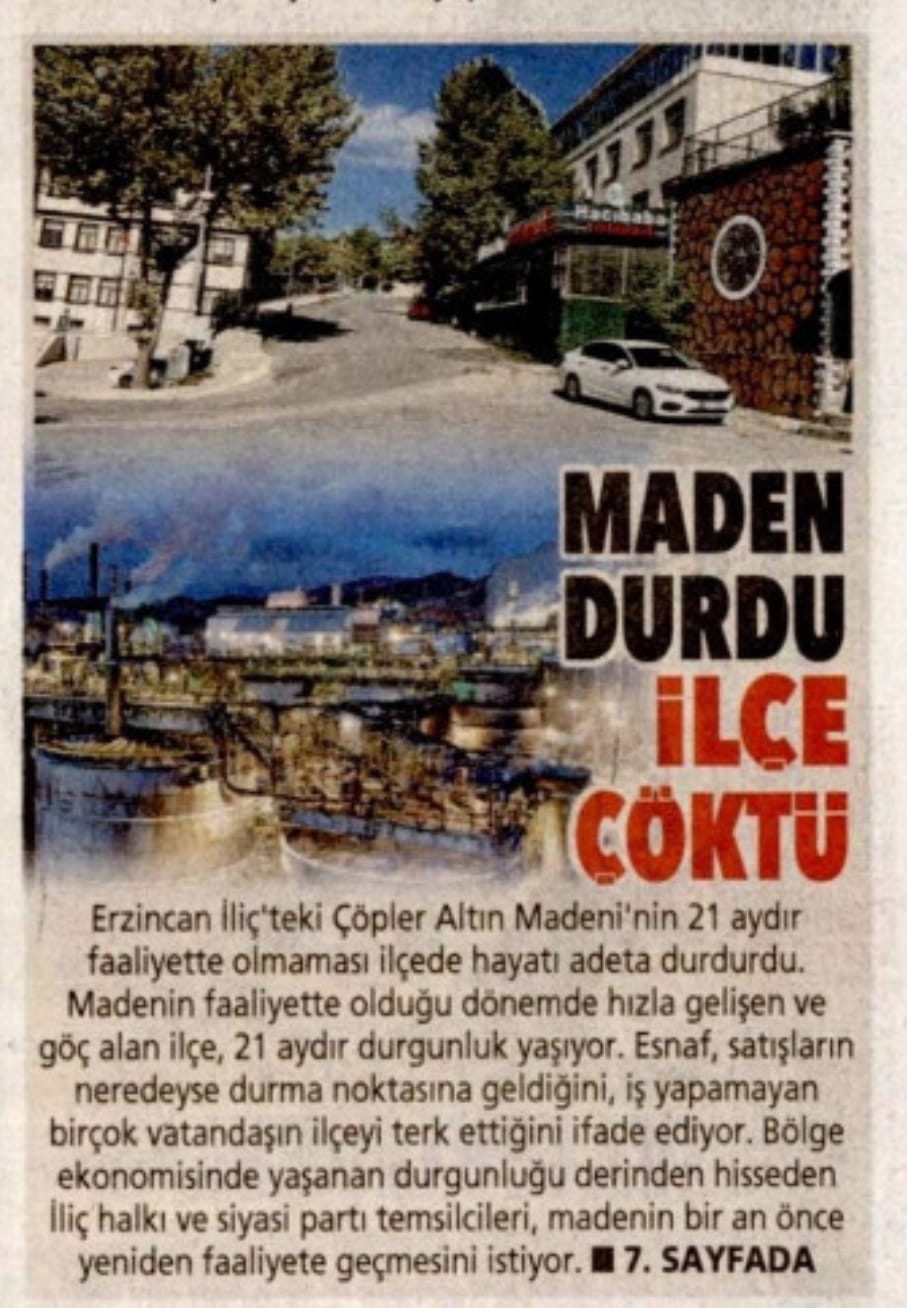 Hayırdır! Birinci Sayfadan Pr Kime Altın’ı Kazıyınca Acaba Ne Çıkacak Altın Madeni Ihalesi Kimde Kalacak (2)