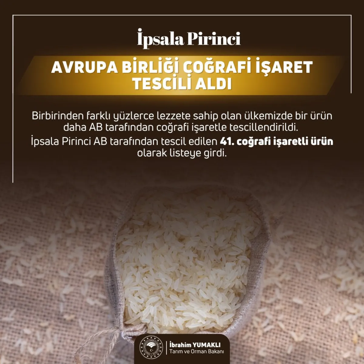 İpsala Pirinci Ve Bursa Kestane Şekeri Tescillendi!-1