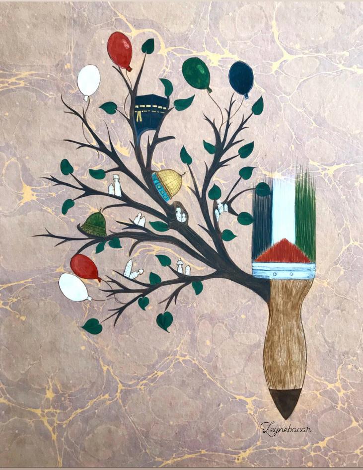 “Lahza” Ebrû Sergisi Gençliği Sanata Yönlendiren Bir Nefes Olmayı Hedefliyor (6)