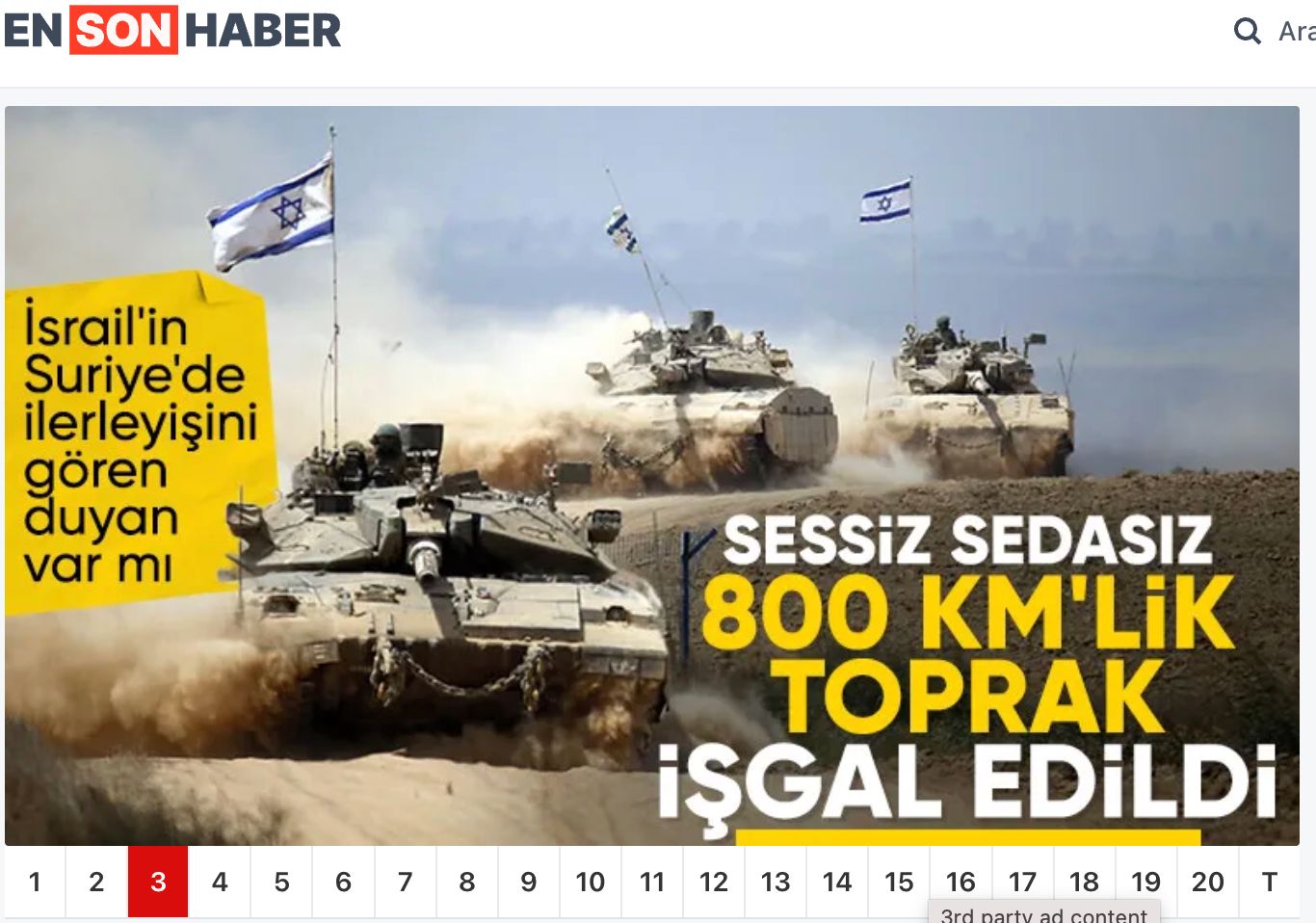 Milli Gazete'yi Takip Edenlerin Her Adımından Haberdar Olduğu Gelişme En Son Duyanlardan Ensonhaber (1)