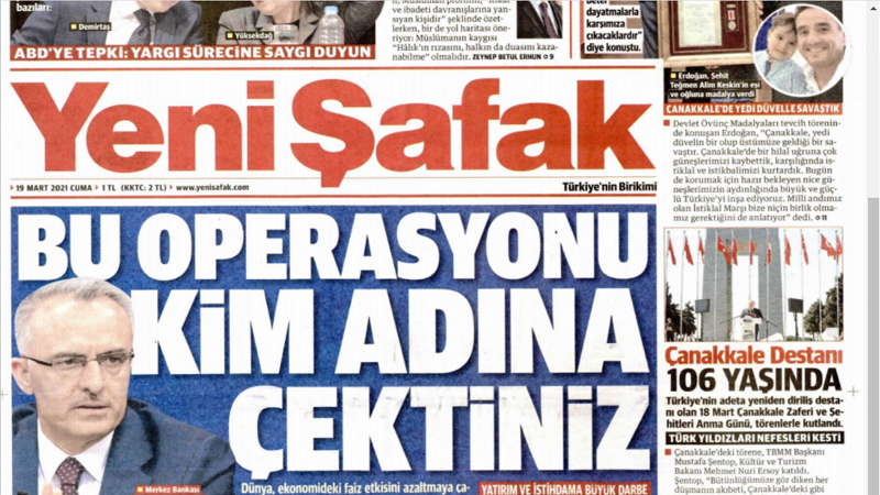 Şimşek'e Manşetten Mektup Var Yeni Şafak, Eleştirdi Olmayınca Bu Kez De Bakın Böyle Yapacaksınız Dedi...44