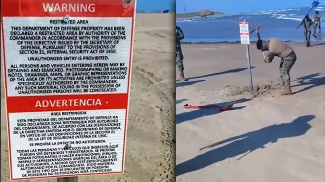 Skandal Sınır Ihlali! Abd Askerleri Meksika'yı “Yanlışlıkla” Işgal Edip Tabela Astı! (2)