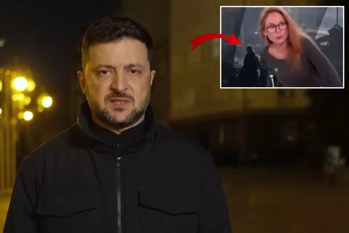 Zelensky Konuşurken Canlı Yayın Kesildi Stüdyoda Bomba Paniği!3