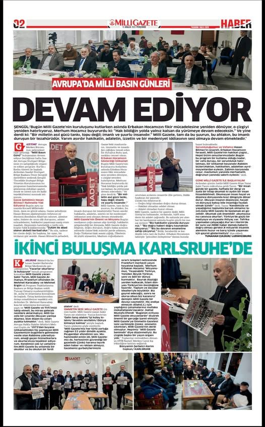 Almanya’da Millî Basın Günü 2