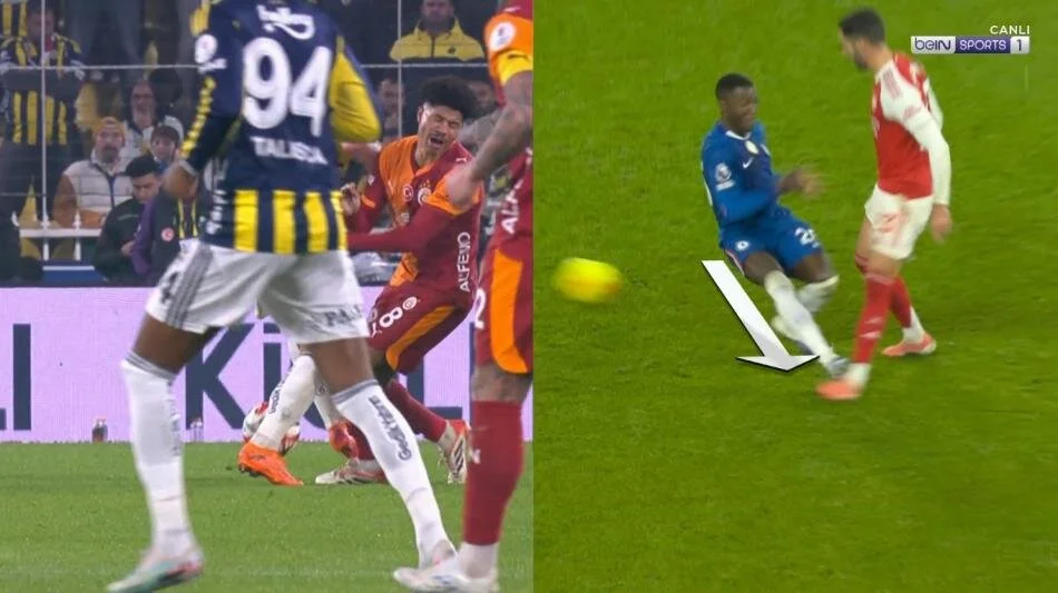 Fenerbahçe Galatasaray Maçındaki O Pozisyona Dikkat! Derbinin Tartışmalı Hakem Kararları! (5)