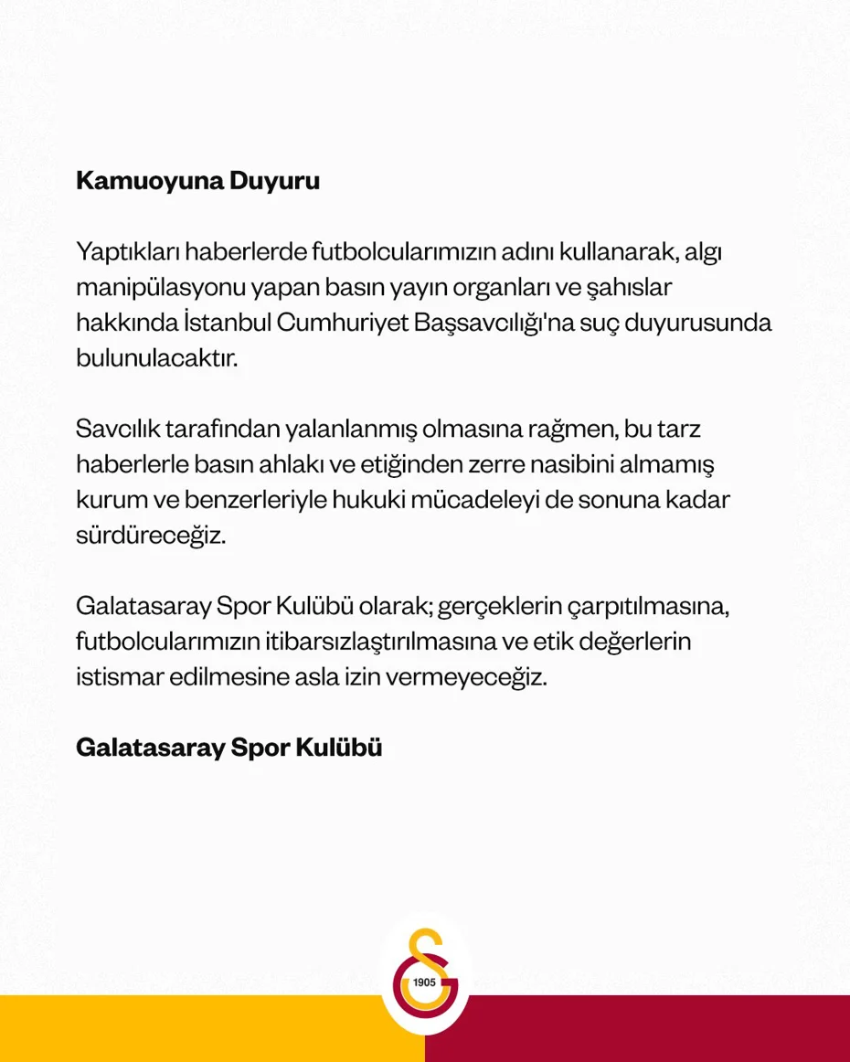 Galatasaray'dan Barış Alper Ve Abdülkerim Bardakcı Açıklaması! (2)