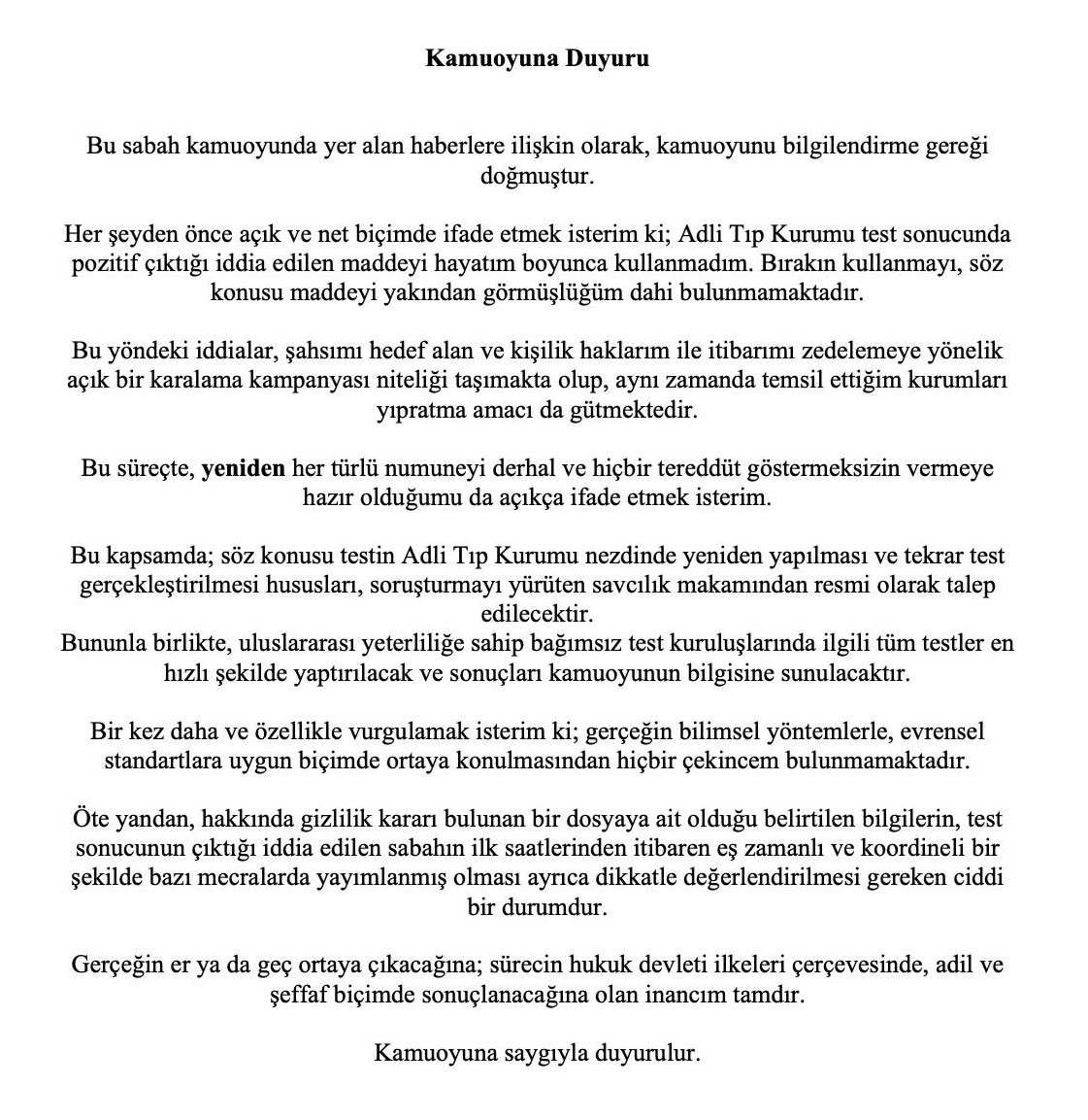 Sadettin Saran'dan Uyuşturucu Açıklama Geldi! Hiç Kullandı Mı