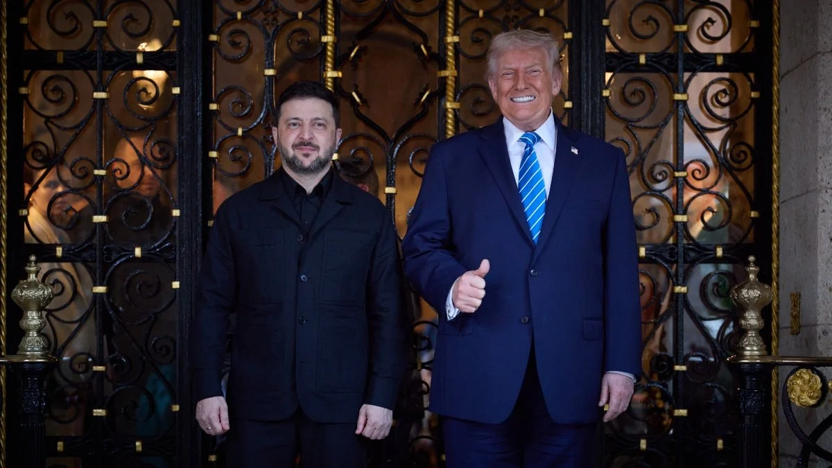 Trump Ve Zelenskiy Mar A Lago’da Buluştu Barış Mı Geliyor