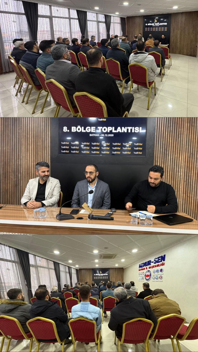 Yedi Hilal'in 8. Bölge Toplantısı Batman'da Gerçekleşti!R