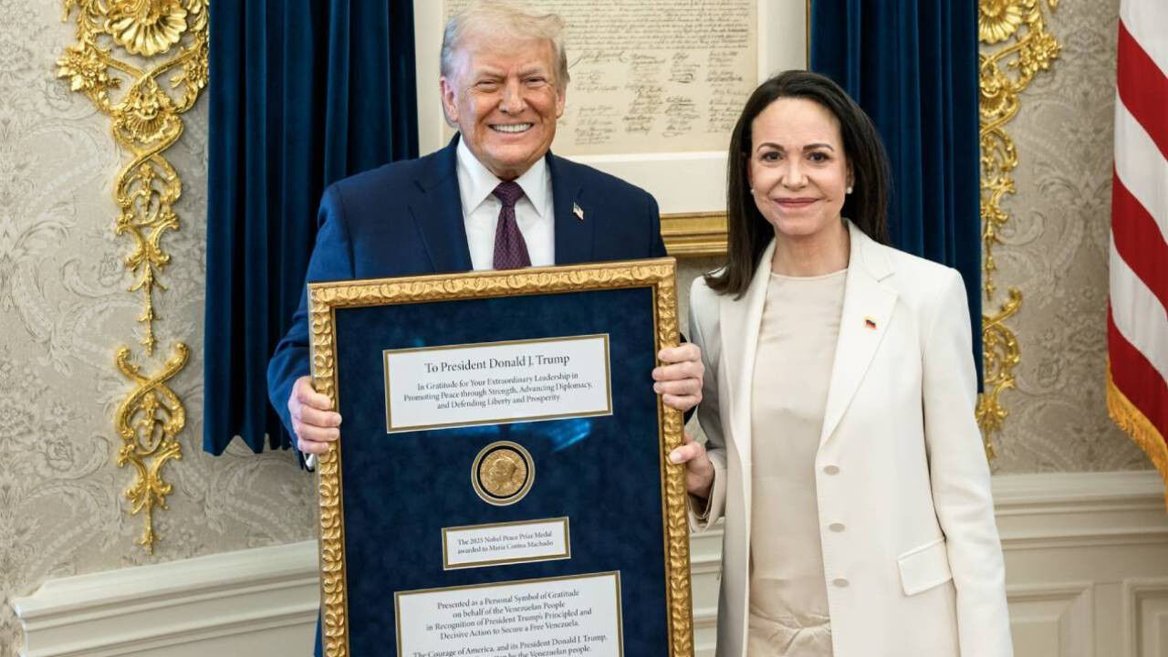 Beyaz Saray'da Sürpriz Zirve Trump Ve Machado Bir Araya Geldi!