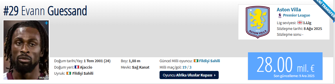 Guessand Kimdir Kaç Yaşında, Hangi Takımlarda Oynadı Evann Guessand Istatistikleri Ve Kariyeri (4)-3