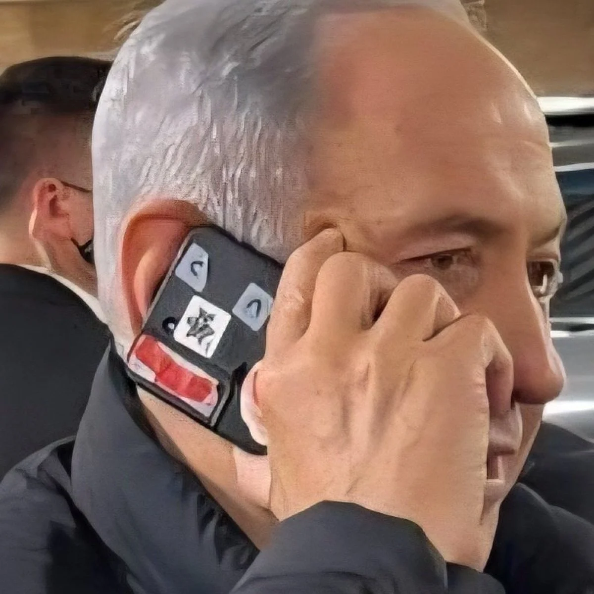 Netanyahu’nun Korkusu Kameralara Yakalandı Telefonuna Bant Çekti, Sığınaktan Çıkamıyor!