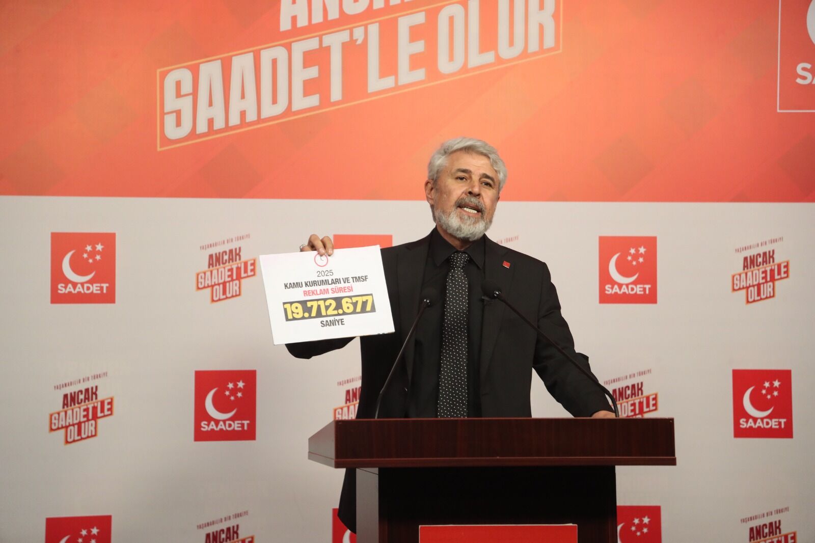 Saadet Partisi Genel Başkan Yardımcısı Yılmaz’dan Medya Ve Kamu Reklamlarına Tepki!T
