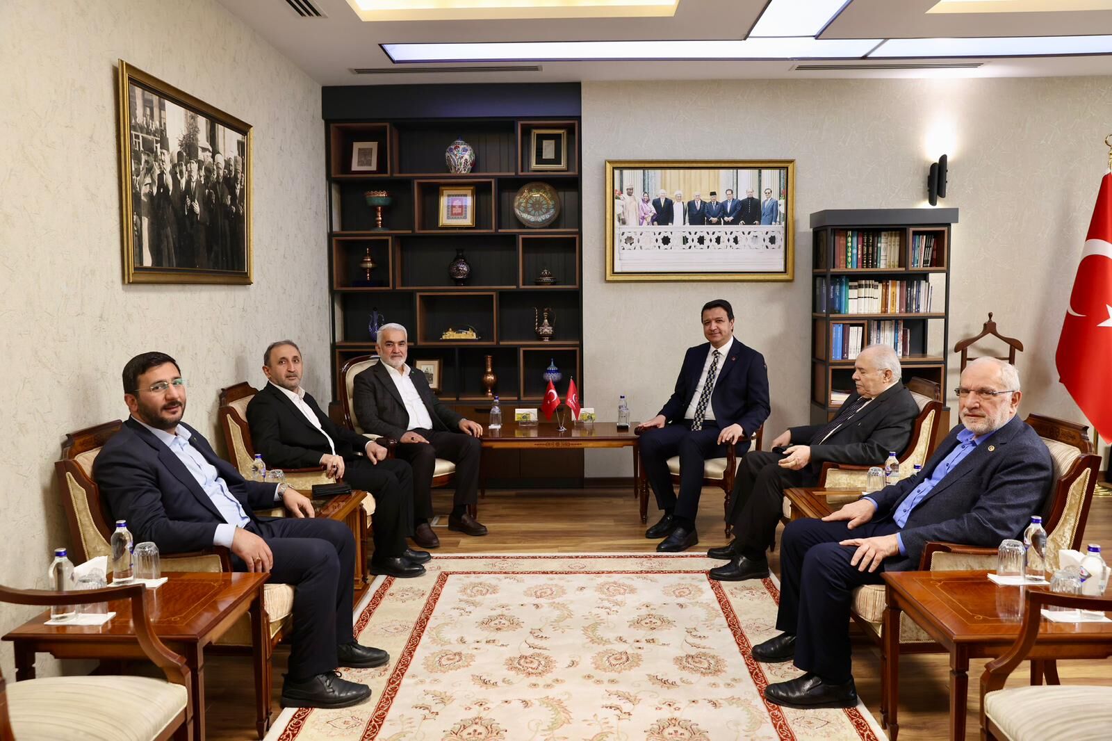 Saadet Partisi Genel Başkanı Arıkan, Hüda Par Genel Başkanı Zekeriya Yapıcıoğlu Ile Bir Araya Geldi (2)