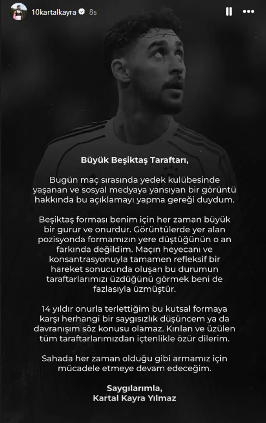 Beşiktaş'ı Ayaklar Altına Alacak Saygısızlık O Futbolcu Formayı Tekmeledi (7)