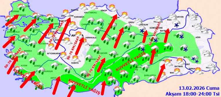 Kar Kasirga Ve Saganak Bir Arada Meteoroloji 49 Ili Uyardi 3