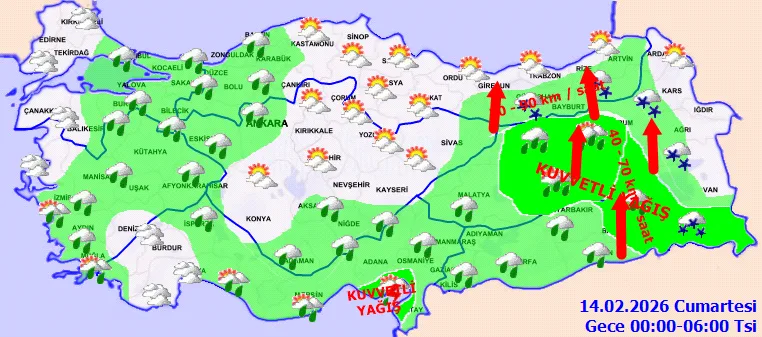 Kar Kasirga Ve Saganak Bir Arada Meteoroloji 49 Ili Uyardi 4