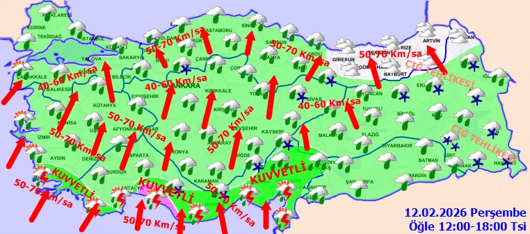 Meteoroloji Den Saganak Uyarisi-2