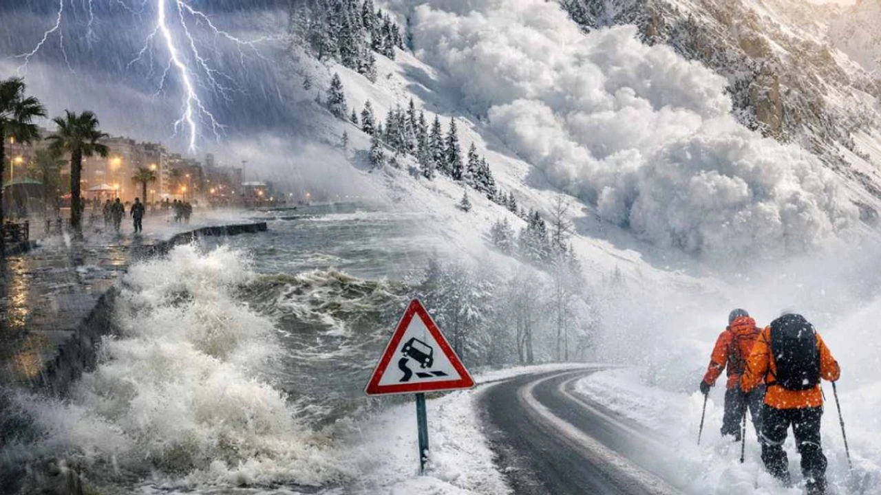 Mgm Haritayı Güncelledi Kar Ve Sağanak Yağış Geri Dönüyor!H