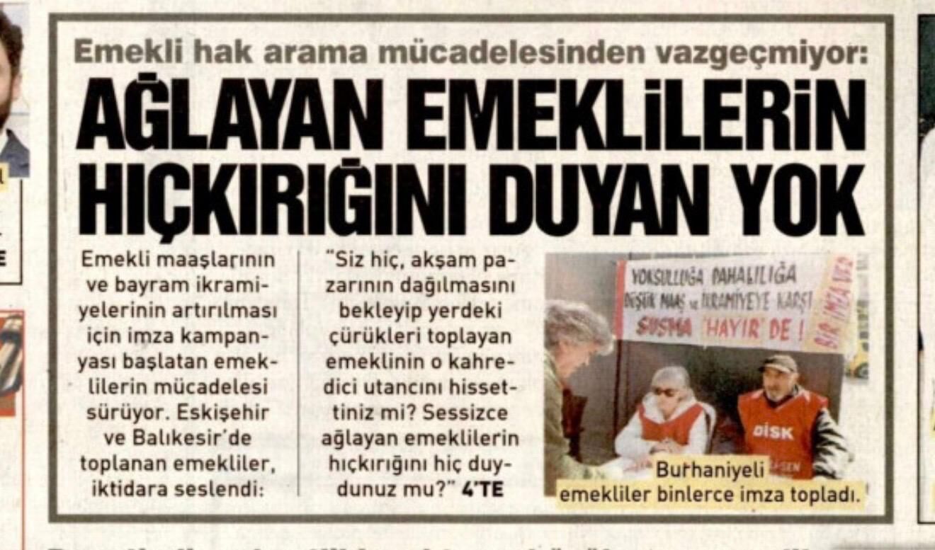 Emeklilerin Hıçkırığını Duyan Yok; Ama O Sessiz Çığlık, Bir Gün Mutlaka Herkesin Vicdanına Ulaşacaktır 2