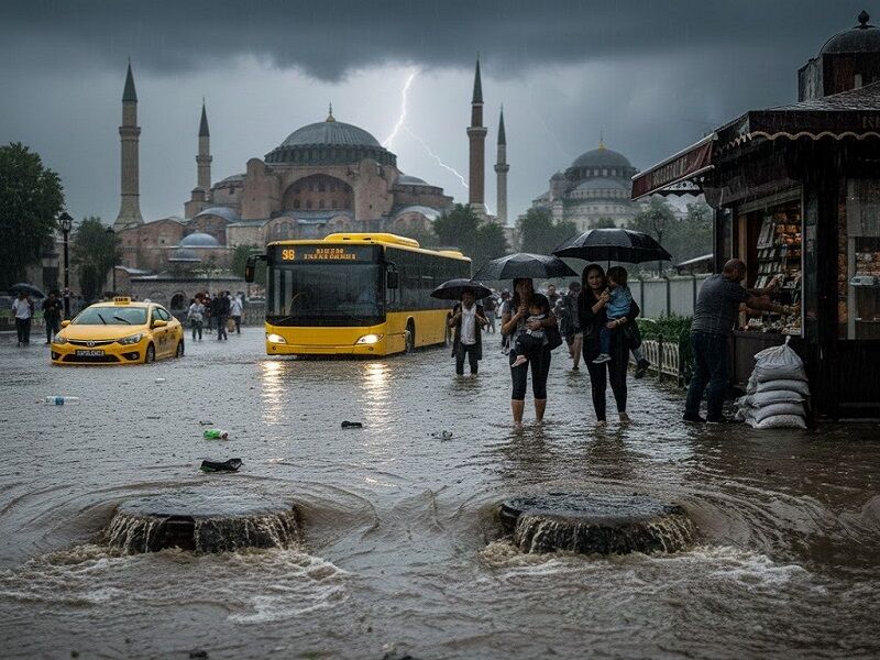 Istanbulda Saganak Yagis Kabusu-1
