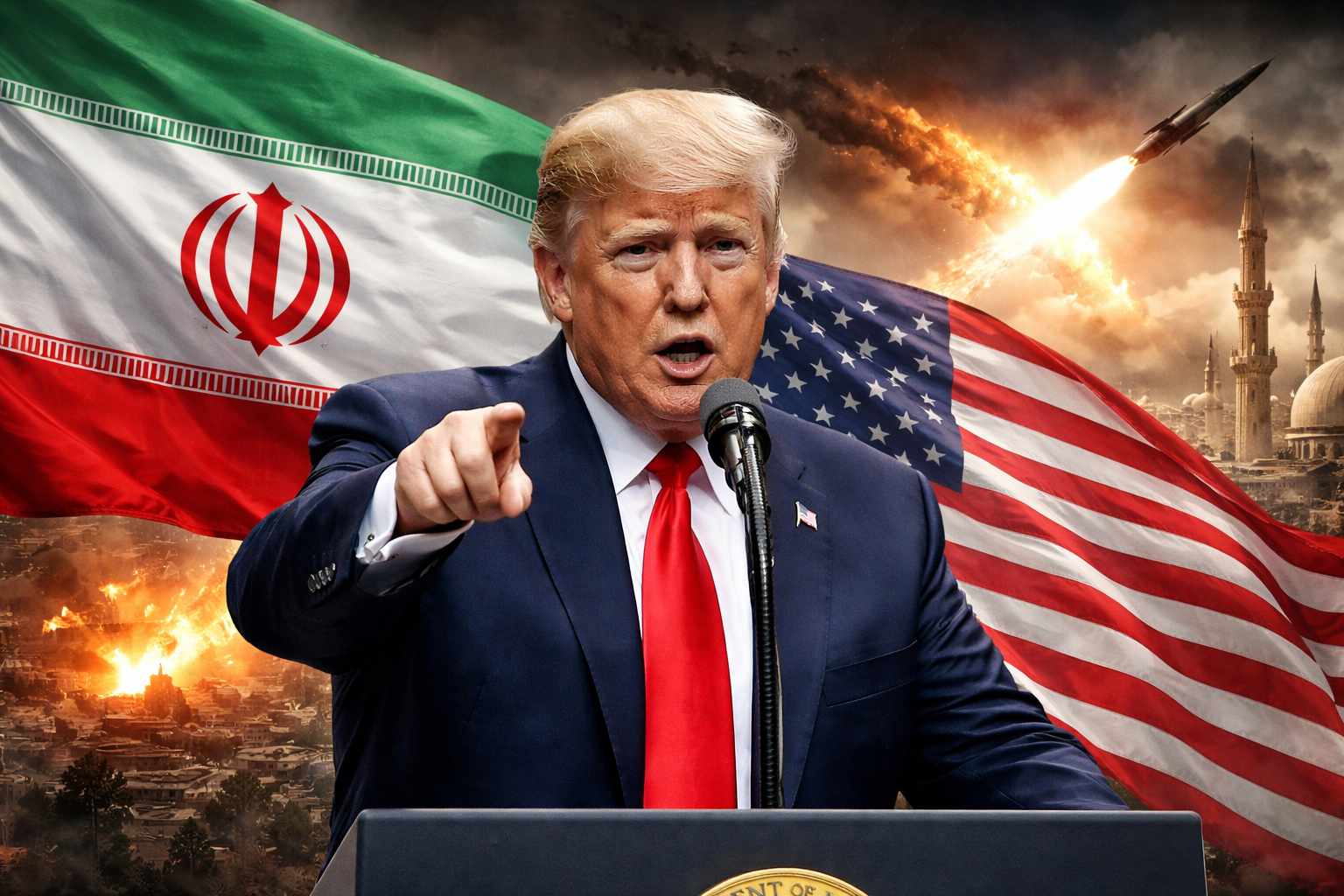 Trump Ufak Ufak Kaçıyor Gibi İran'a Saldırılara Ara Veriyor (1)-1