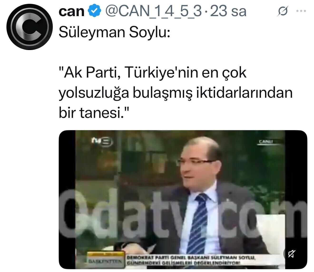 Belgesiz Suçlama, Sonra Ahlak Dersi… Olmaz Sayın Soylu