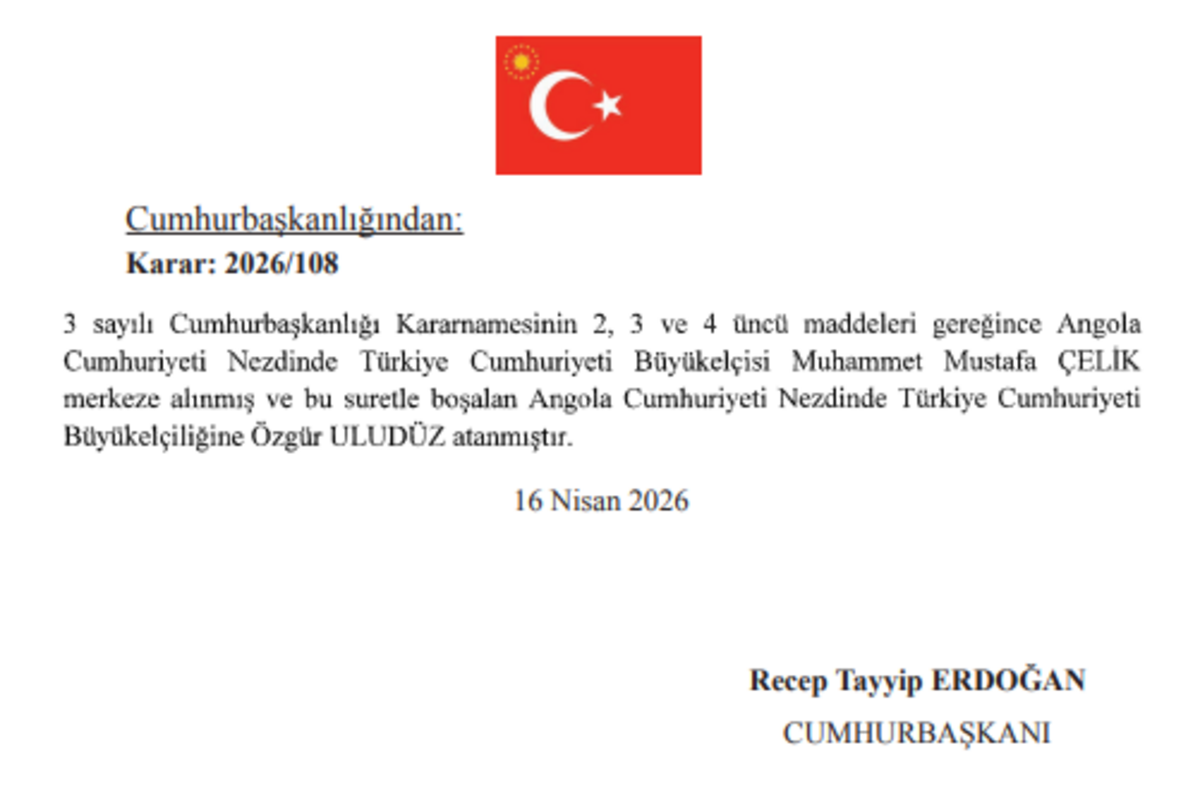 Bürokraside Görev Değişimi! Cumhurbaşkanı Imzaladı 7 Ülkeye Yeni Büyükelçi Atandı!S