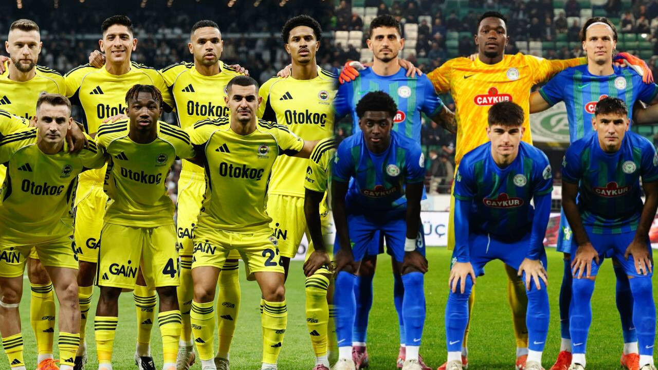 Fenerbahçe Rizespor Muhtemel 11'Leri Derbi Öncesi 7 Yıldız Tehlikede! (1)-1