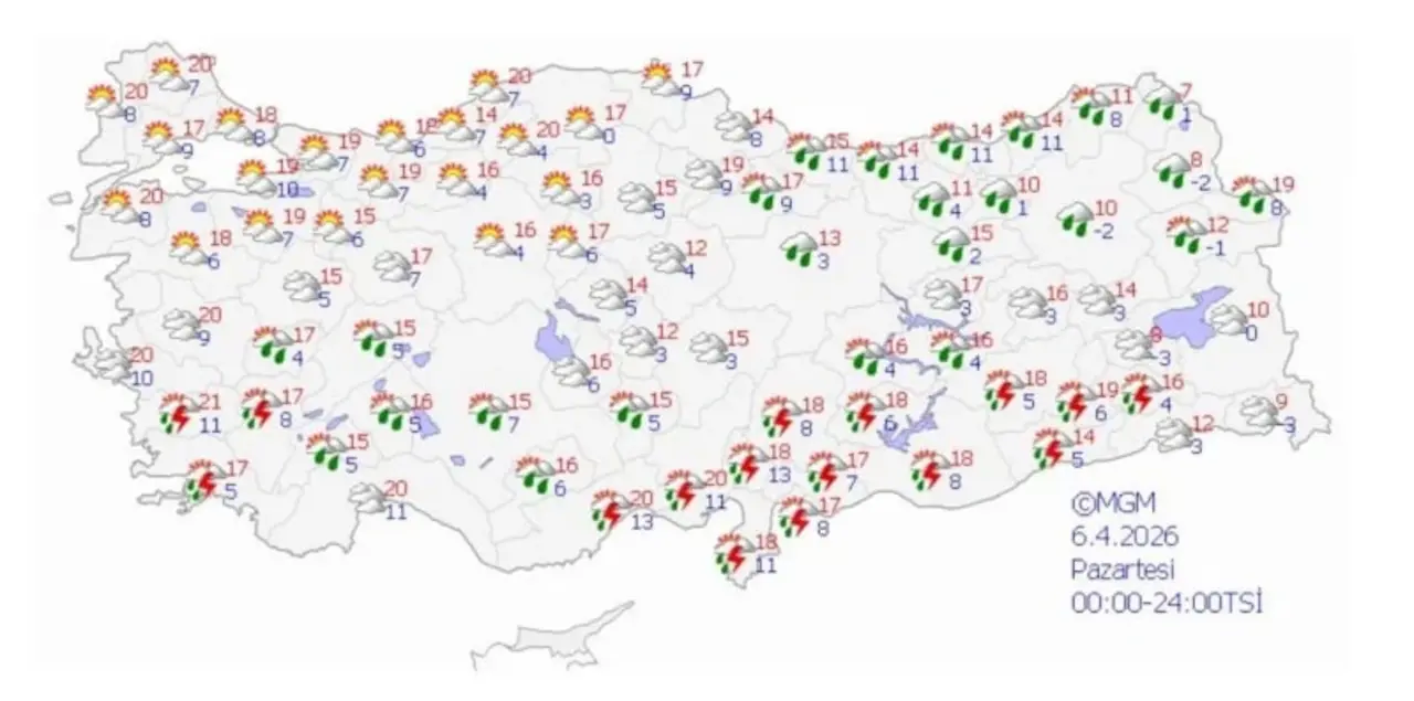 Hafta Sonu Planı Olanlar Dikkat! Meteoroloji Haritayı Güncelledi Tüm Yurtta Etkili Olacak!-1