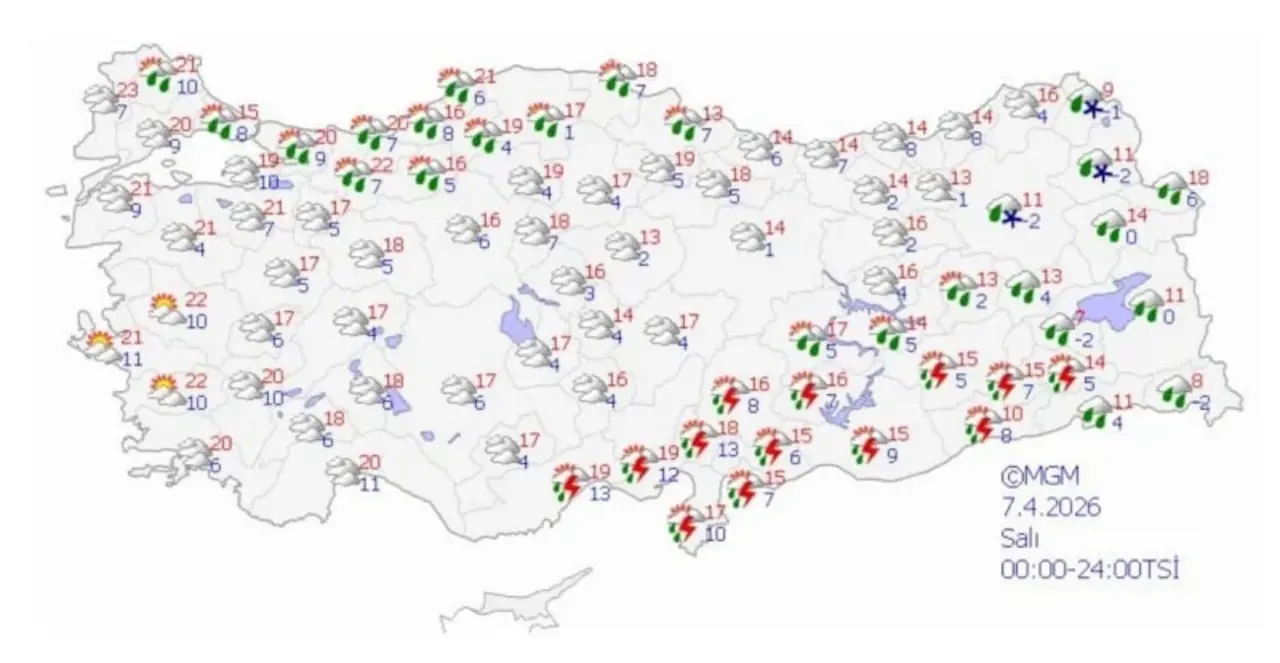 Hafta Sonu Planı Olanlar Dikkat! Meteoroloji Haritayı Güncelledi Tüm Yurtta Etkili Olacak!-2