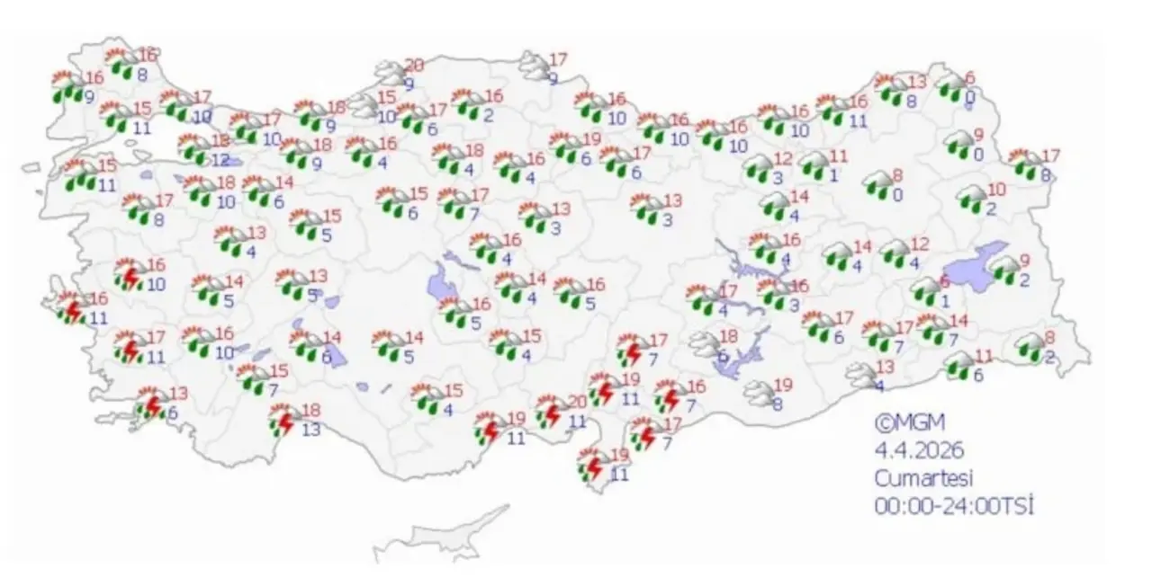 Hafta Sonu Planı Olanlar Dikkat! Meteoroloji Haritayı Güncelledi Tüm Yurtta Etkili Olacak!