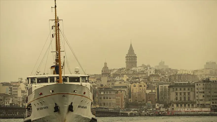 İstanbul'da 3 Günlük Çöl Tozu Alarmı Gökyüzü Sararacak (3)