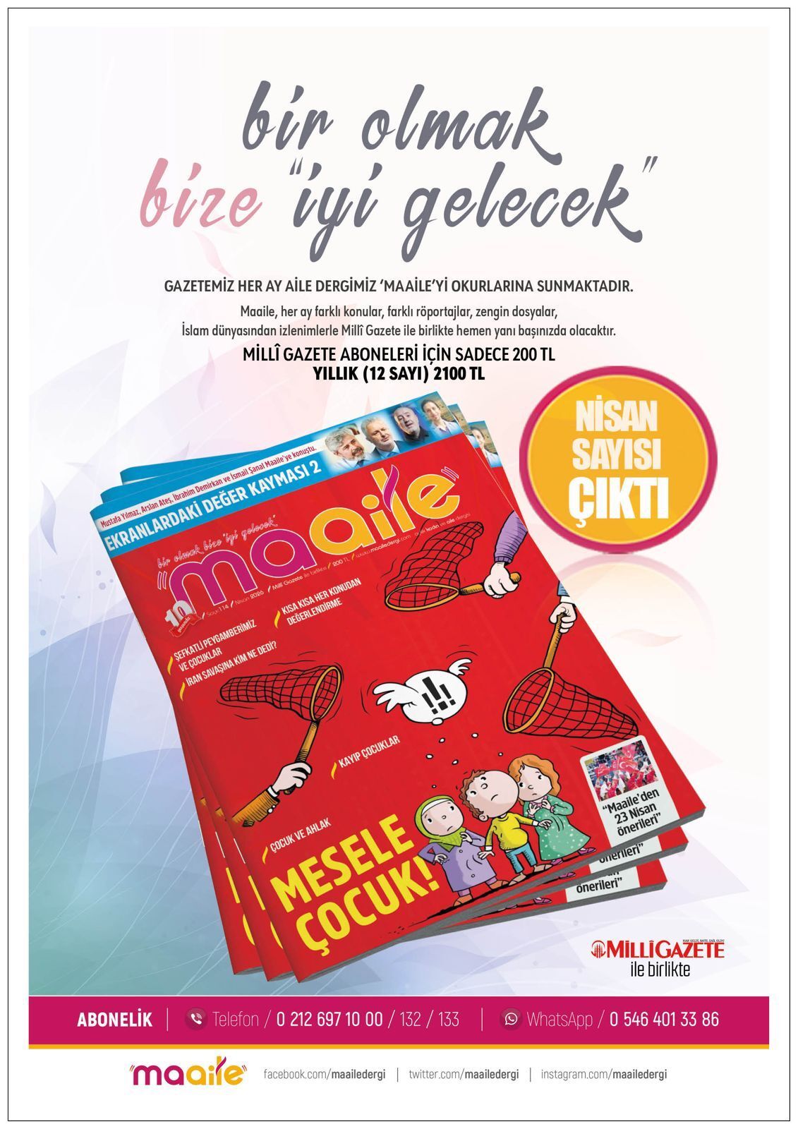 Maaile “Mesele Çocuk!” Başlığıyla Okuyucu Ile Buluştu