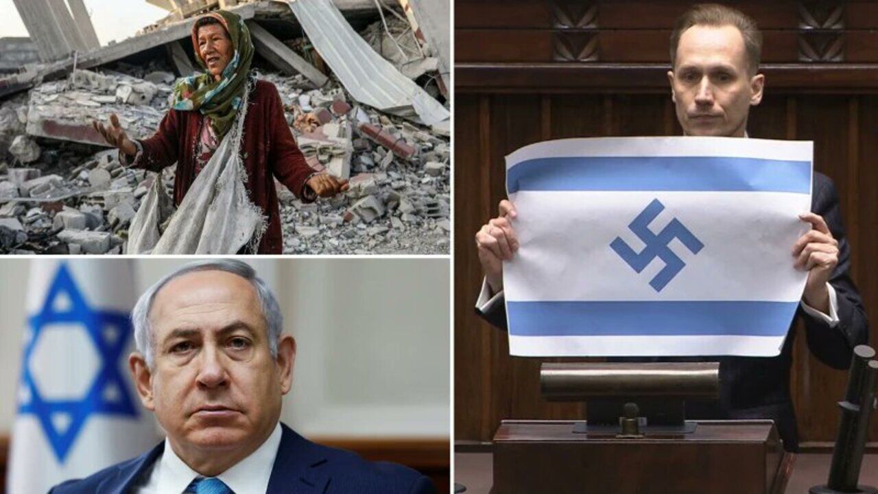 Melis'te “Soykırım” Protestosu “İsrail, 21. Yüzyılın Üçüncü Reich'ıdır!Q