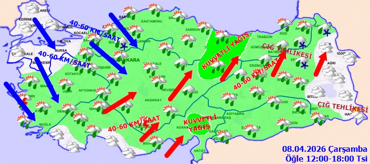 Meteoroloji Den Saganak Uyarisi-3