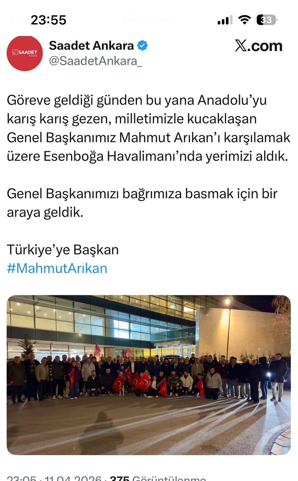 Saadet Partisi Ankara Teşkilatı Mahmut Arıkan Için Seferber Oldu... Peki Ama Neden İşte Detaylar-1