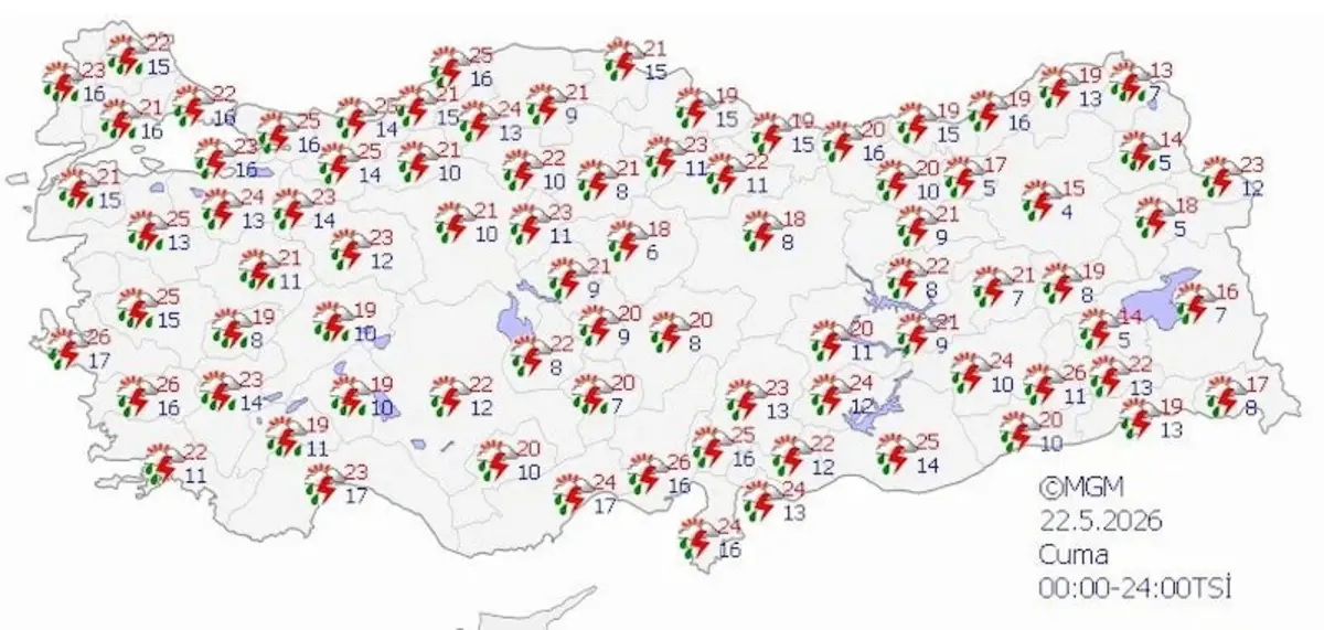 Akom Ve Mgm'den Peş Peşe Uyarılar 4 Il Için Sarı Alarm Verildi!J