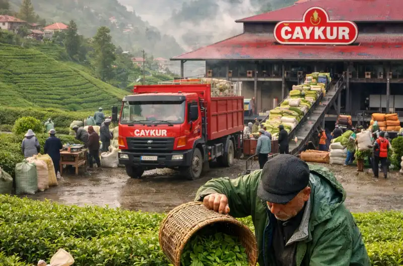 Çaykur 2026 Yaş Çay Sezonunu Açtı İlk Günden 900 Ton Alım Yapıldı!