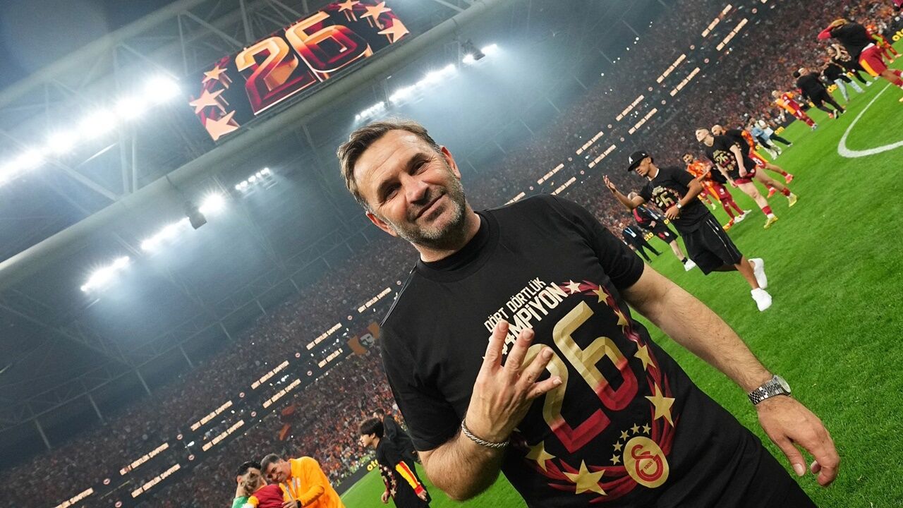 Galatasaray'da 26. Şampiyonluk Sonrası Okan Buruk Hedefimiz Üst Üste Beşinci Şampiyonluk