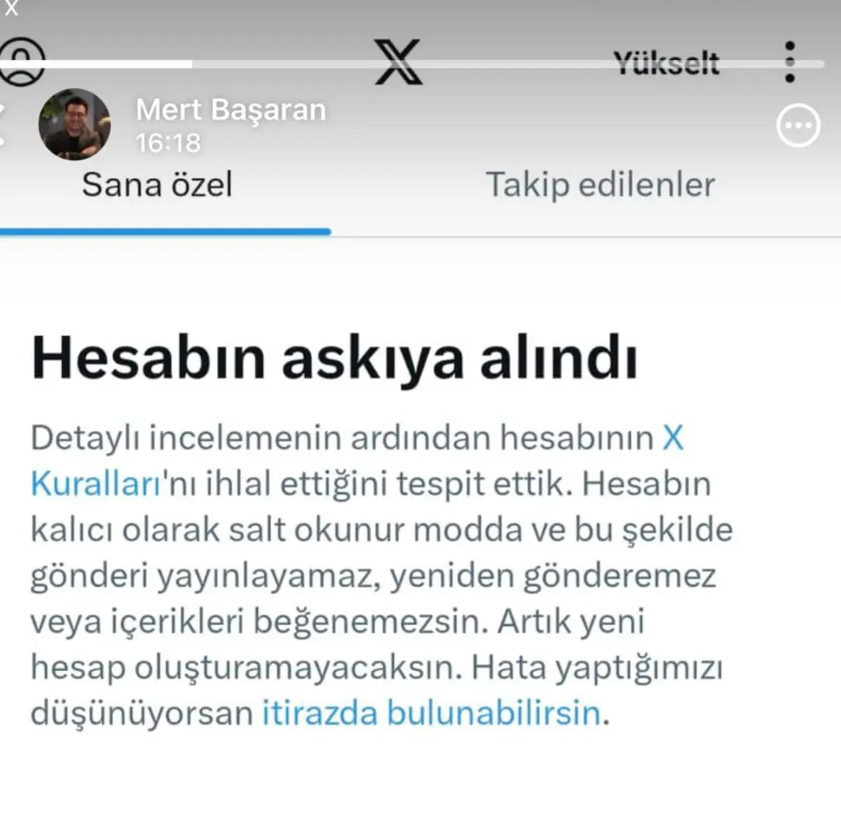 Mert Başaran'a Sansür Şoku Tüm Hesapları Askıya Alındı (5)
