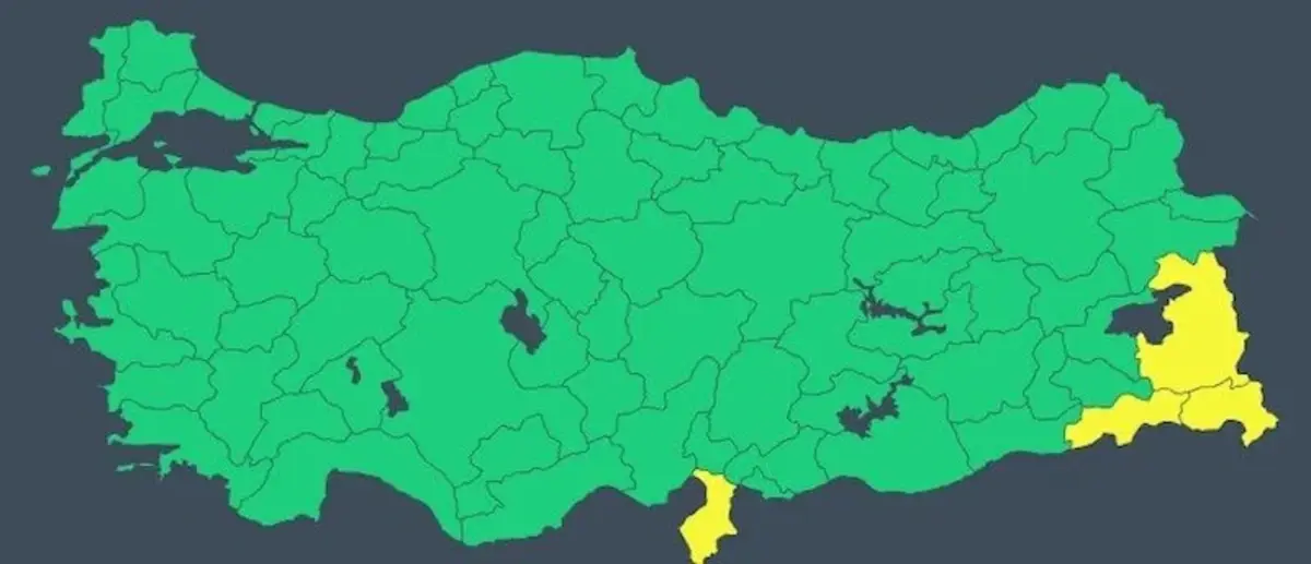 Meteoroloji'den Peş Peşe Uyarılar O 4 İl İçin Sarı Alarm Verildi!S