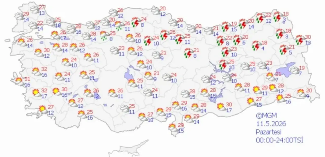 Meteoroloji’den Sağanak Alarmı! O Bölge Ve İllerde Yaşayanlar Dikkat Yağışlar Geri Dönüyorkkk