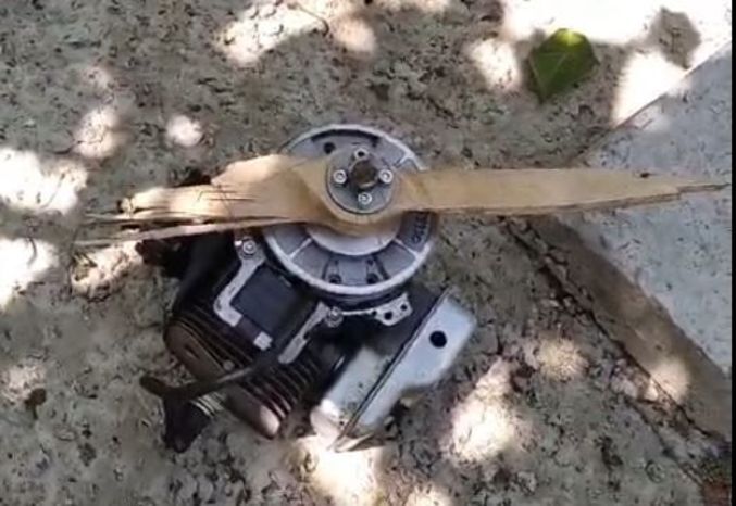 Kastamonu'da fındık bahçesine İHA düştü